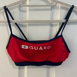 Speedo lifeguard bikini top